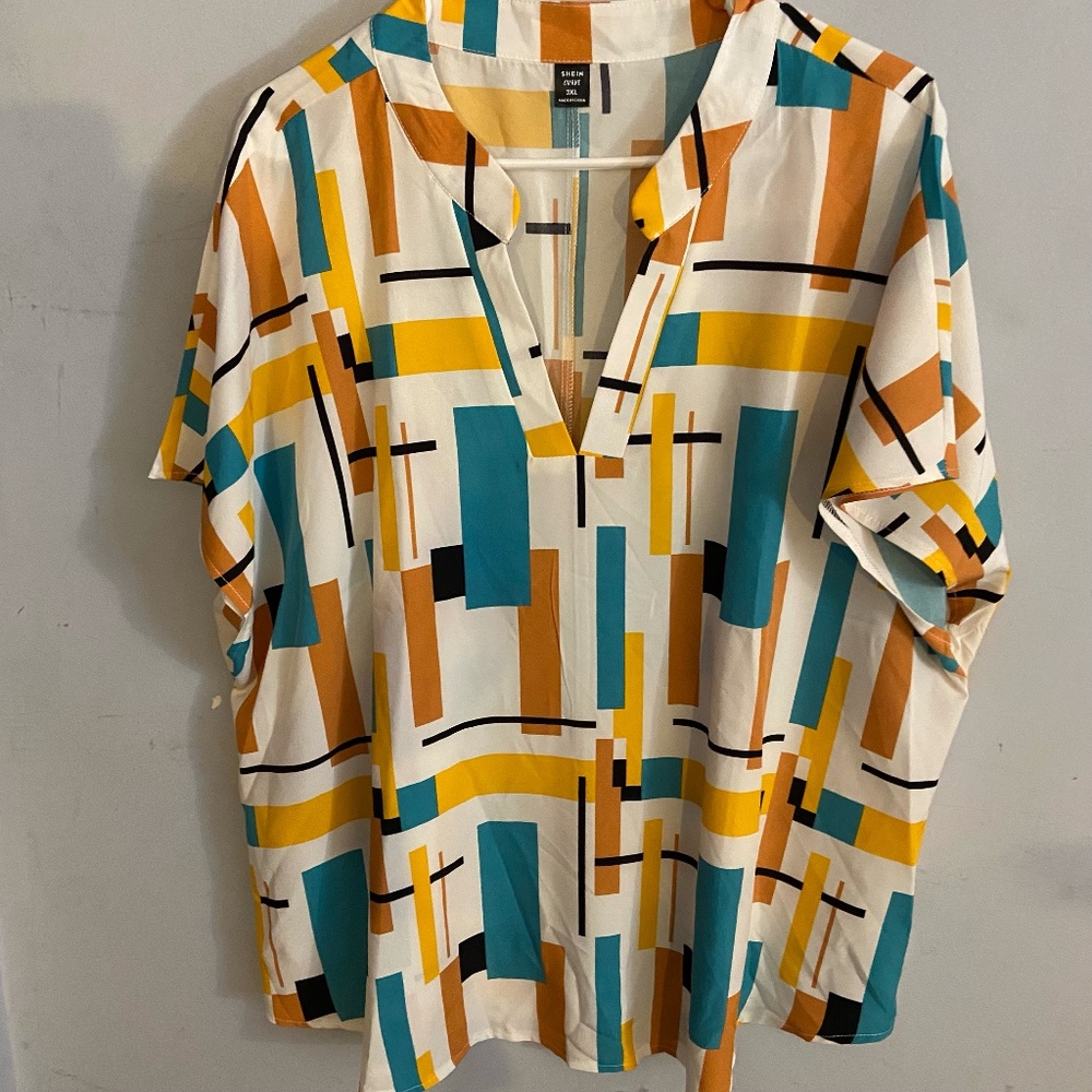 SHEIN Multicolored Blouse